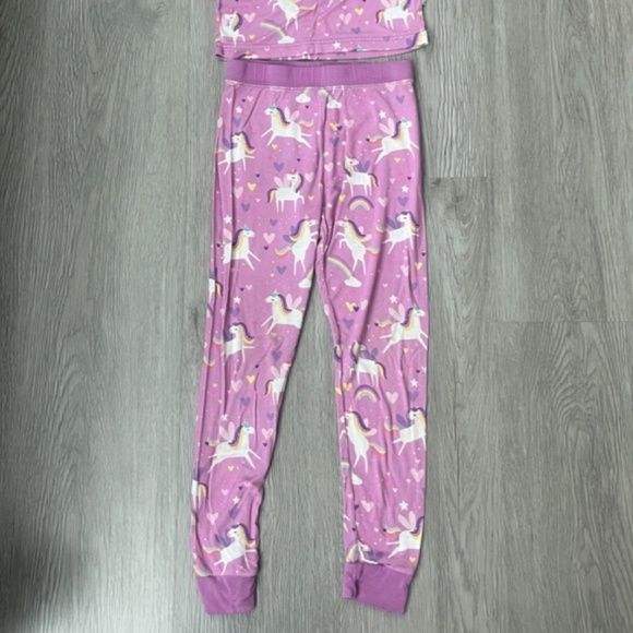 Little Sleepies - Sienna's Unicorns Two-Piece Bamboo Viscose Pajama Set Size 4T - Picture 3 of 8